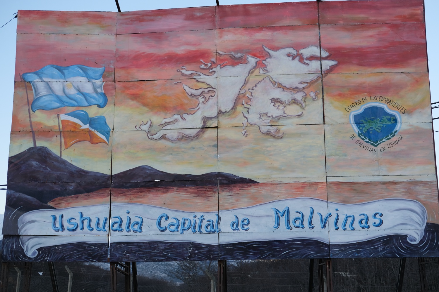 Apparently, Ushuaia is the capital of the province of Tierra del Fuego, Antarctica and South Atlantic Islands, and therefore of the Malvinas Islands (Falkland Islands)