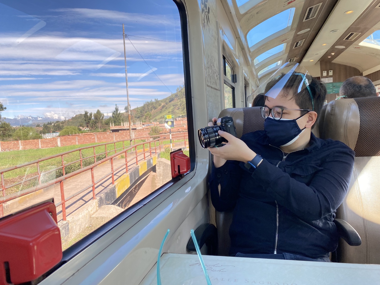 I have not been on a train ride as beautiful as this! You get to take photos of the Sacred Valley of the Incas, traveling through the Andes! 