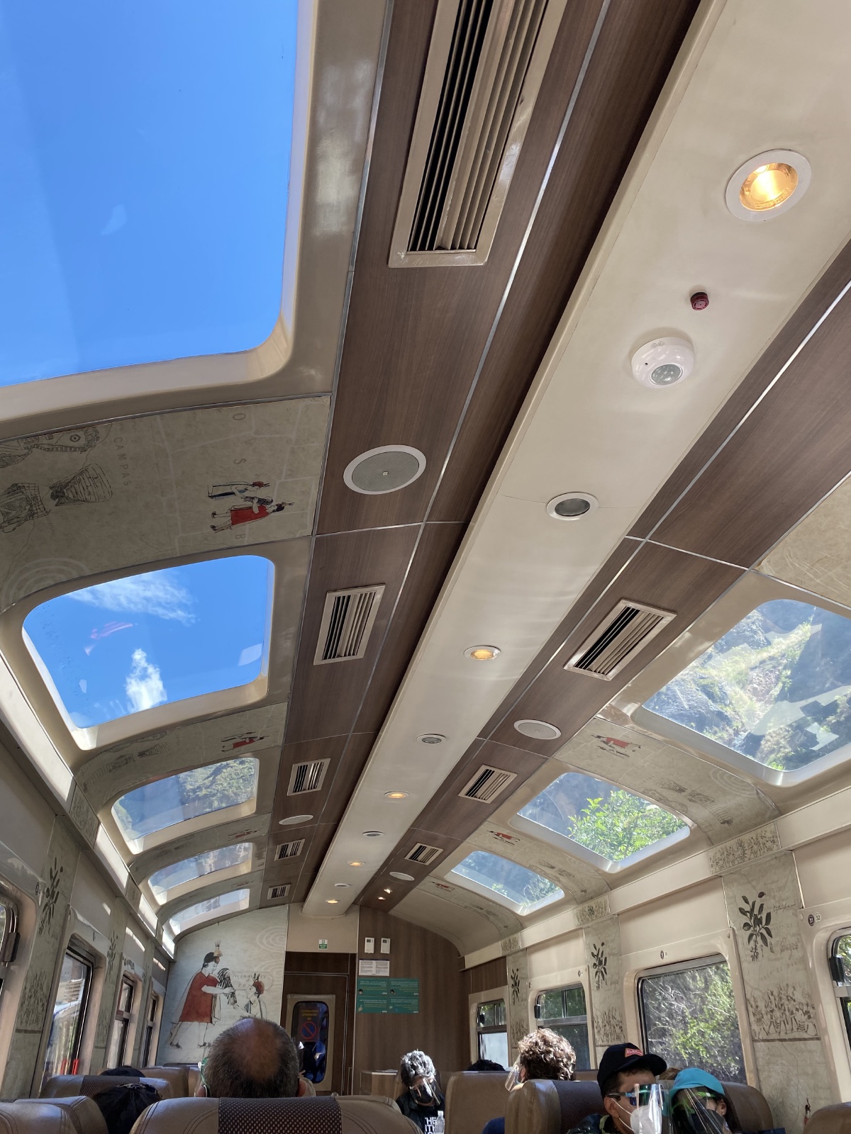 This is called a vistadome train - you get a 360 view of your surroundings