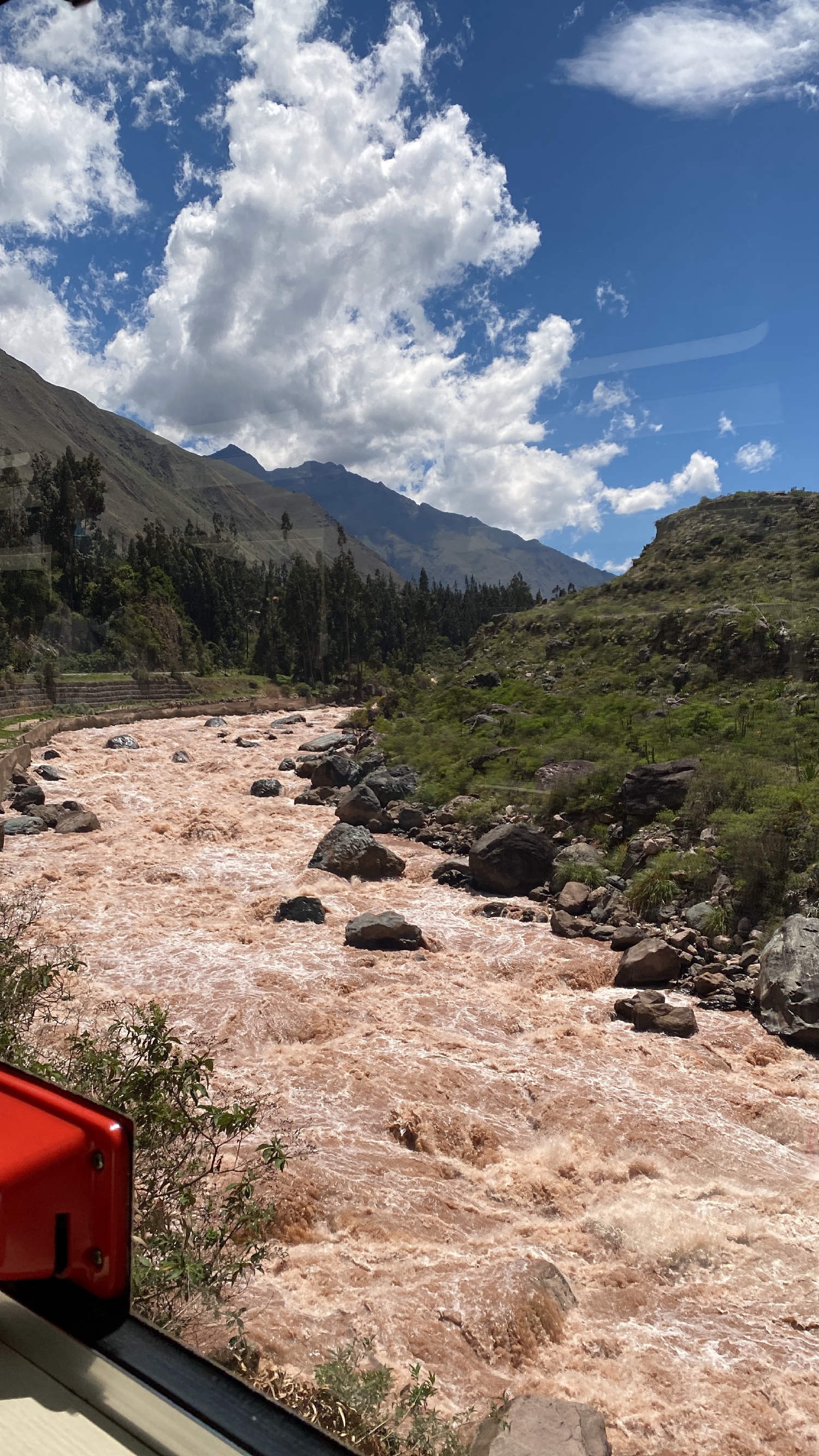 Since this is the sacred valley, this is the sacred river (Urubamba River)