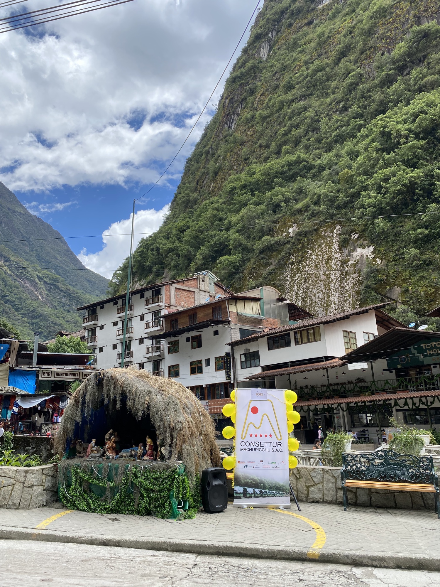 Aguas Calientes is a small town we didn't get to explore much of, but there were a lot of hostels to stay in if you fancy a longer trip here