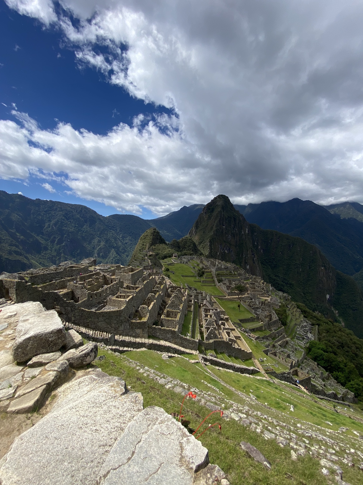 Machu Picchu is divided into two sectors - agricultural where thew grew crops, and urban where they have sacred ceremonies