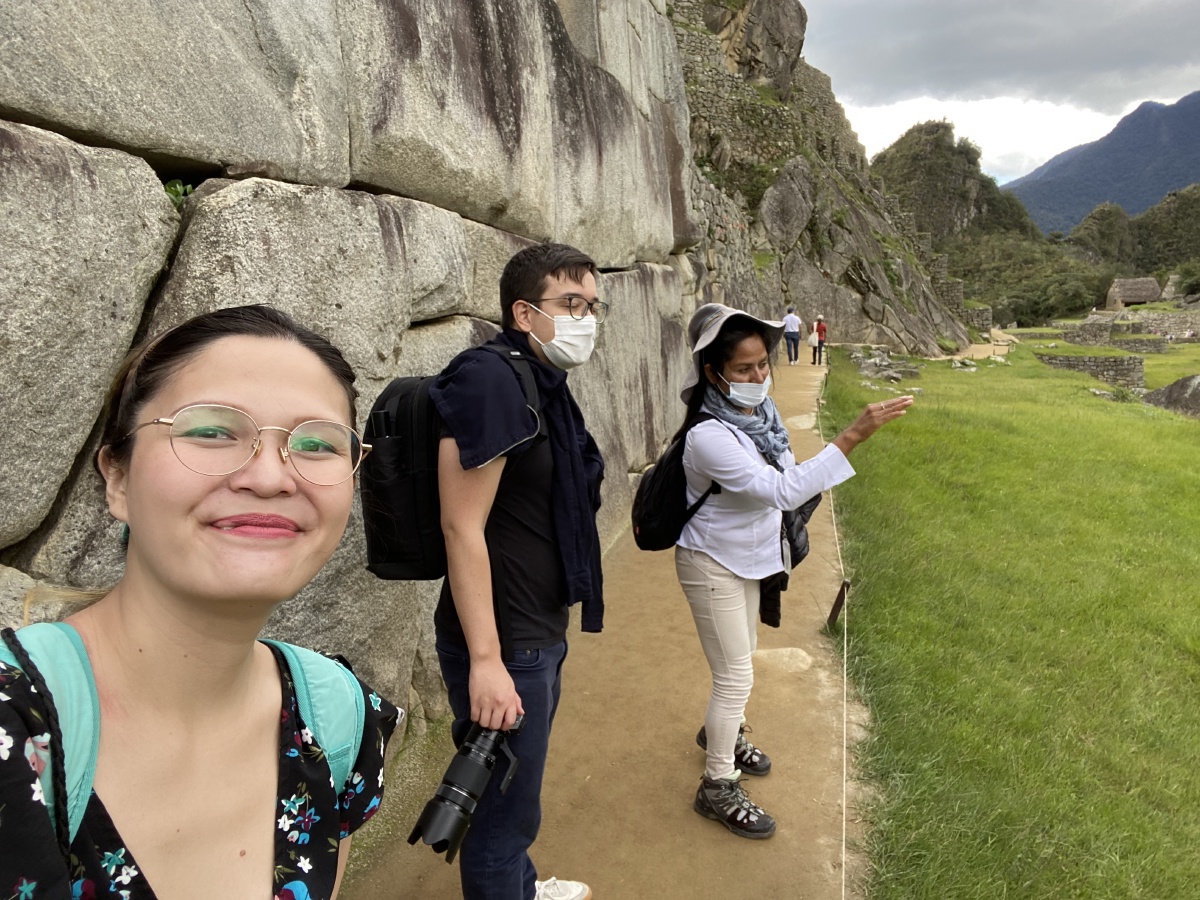This is in the lower part of Machu Picchu, and the air is cooler here