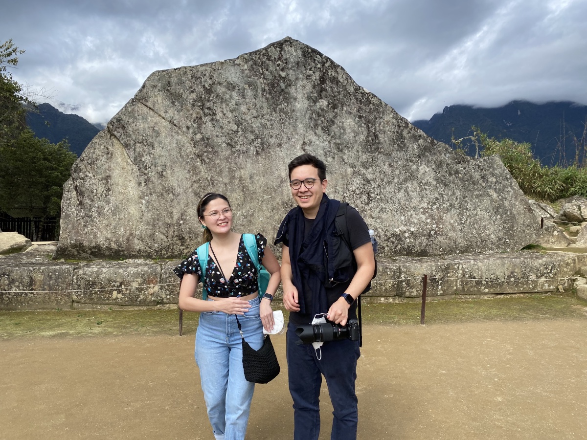 In front of the Sacred Rock, of all places :(