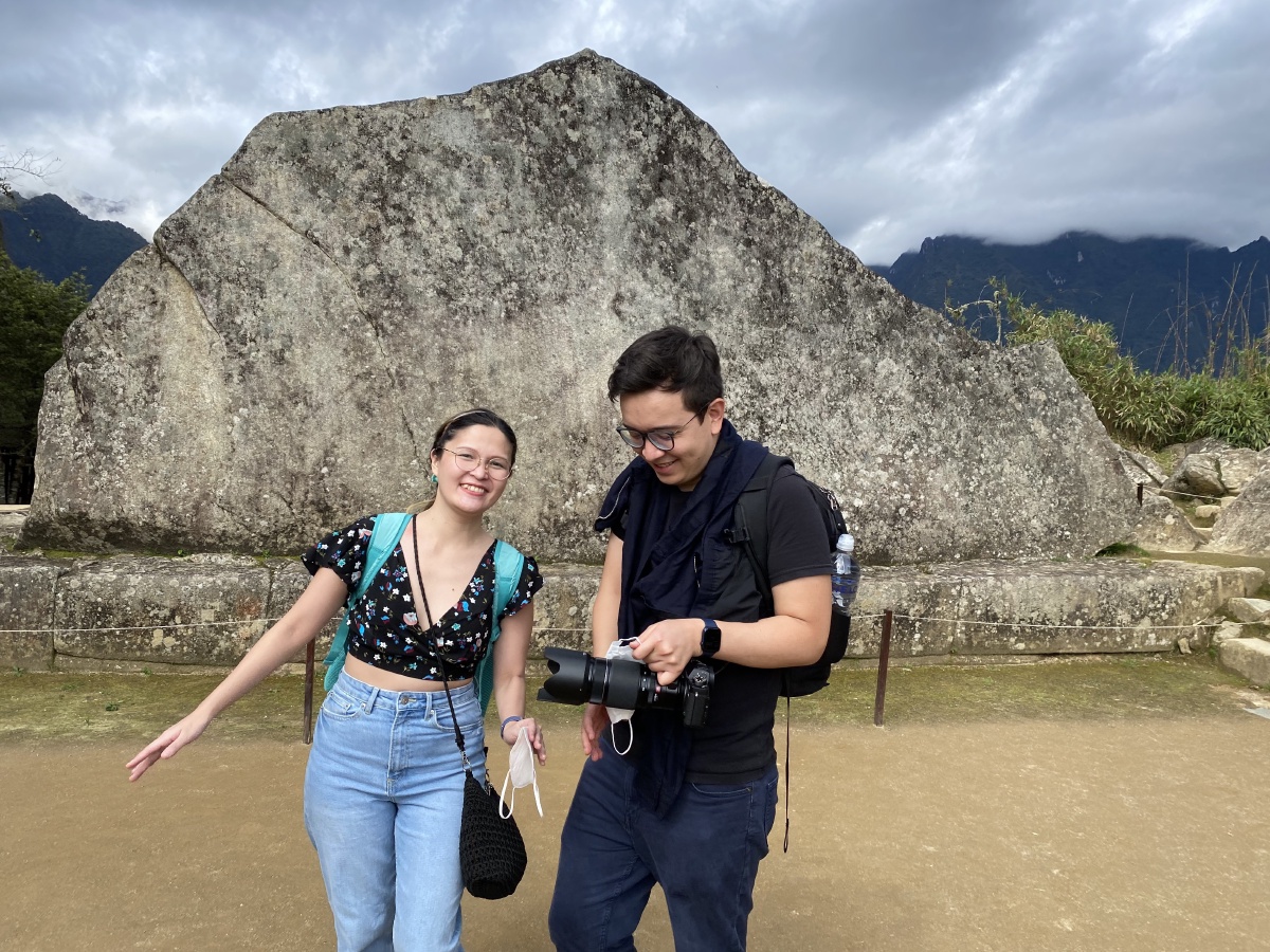 The Sacred Rock was shaped to resemble the mountains behind it!