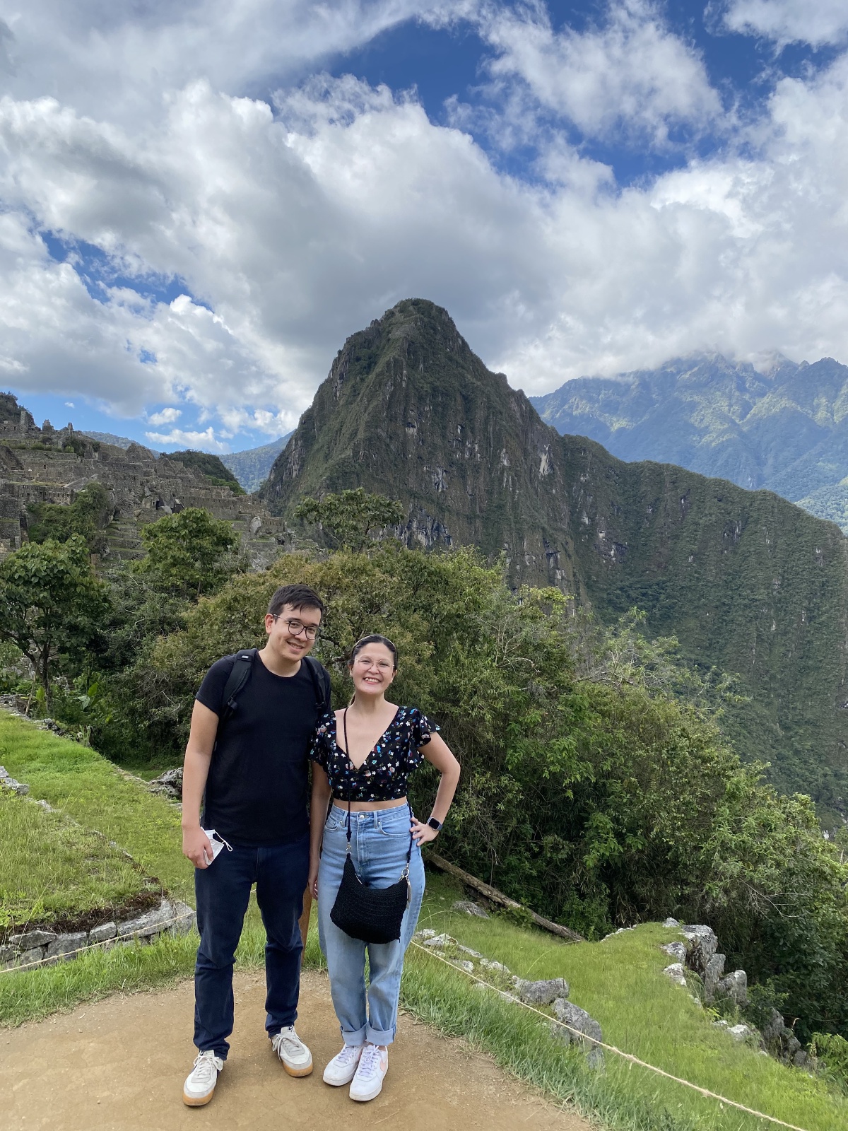 Feeling so much better after seeing the whole of Machu Picchu, maybe this place really recharges your energy...