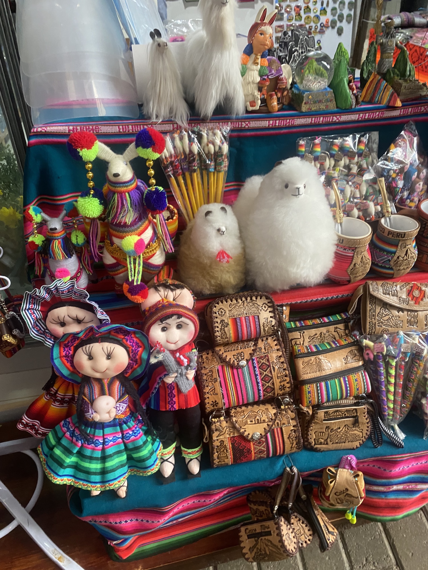 On our way back to the train station, there is a market full of cute goodies...