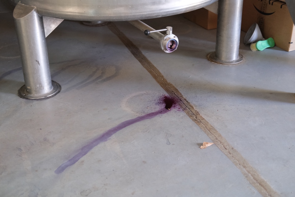 It's a small winery, only making 10,000 bottles in a year...