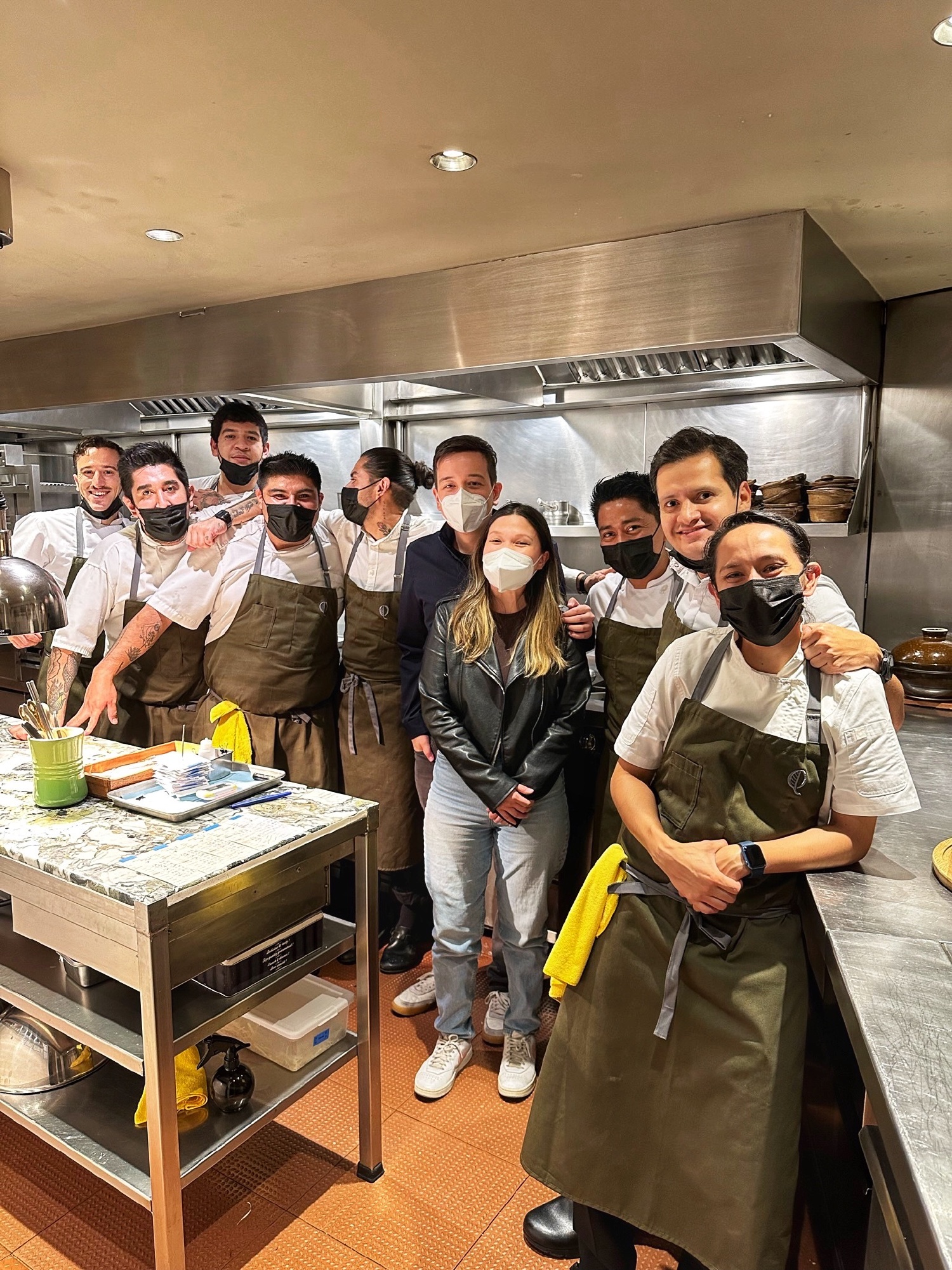 We were also given the chance to enter the kitchen and take photos with Chef Jorge and his staff! 10/10 would recommend this place.