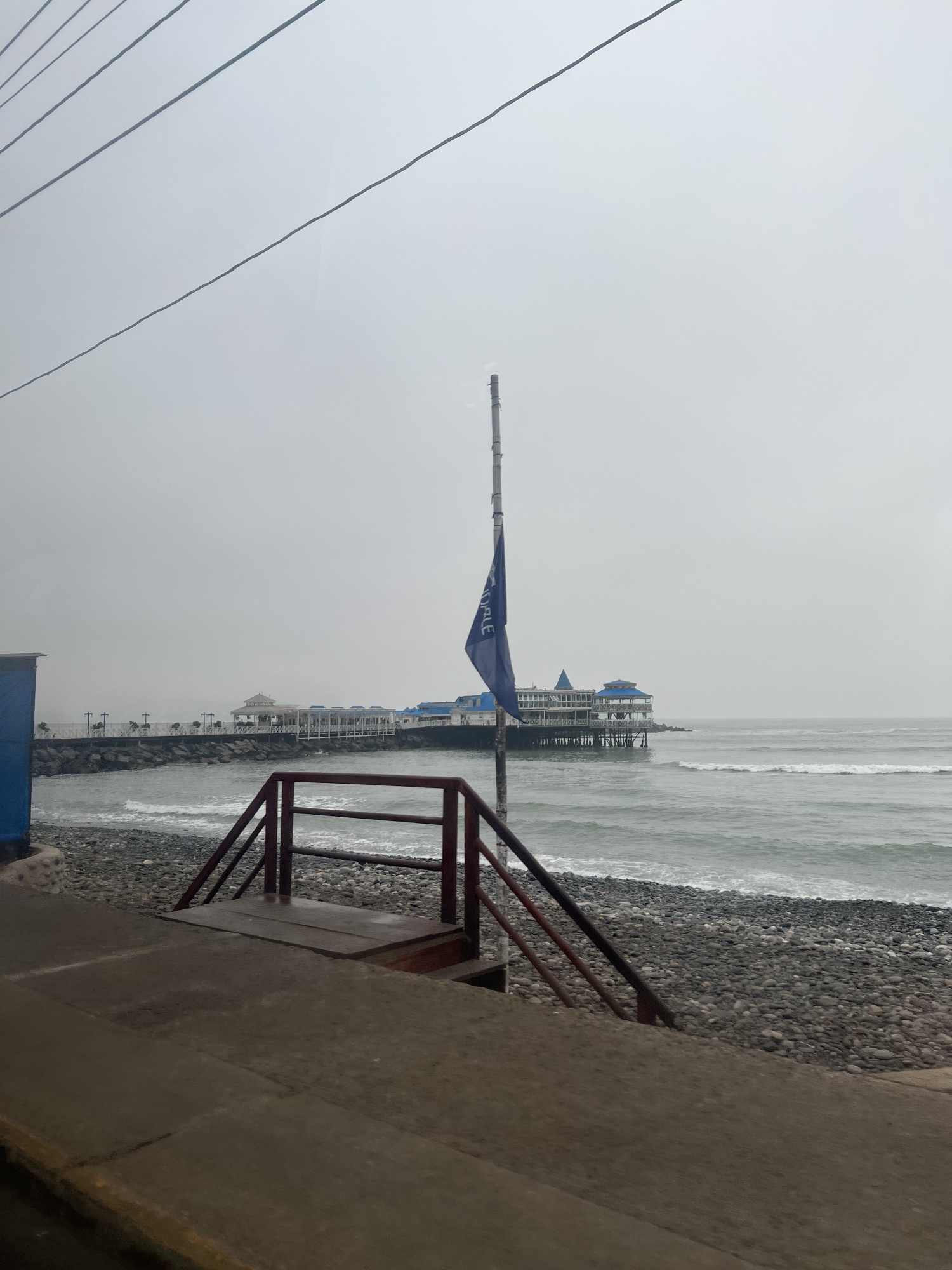Gloomy morning in Lima when we arrived. Gloomy morning in Lima when we arrived.