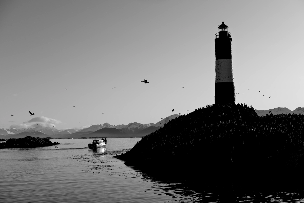 The actual lighthouse of that novel is actually further east from here