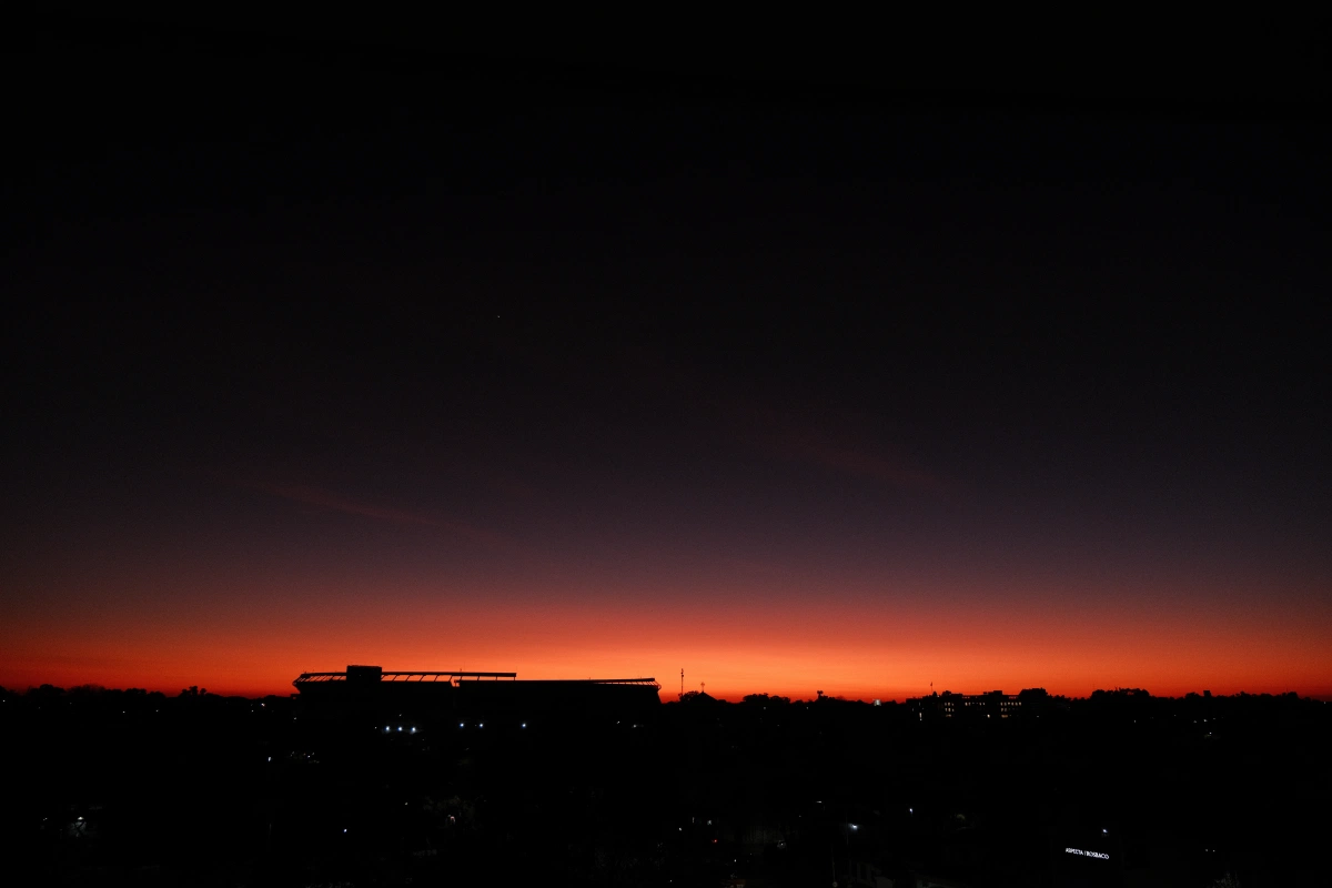 I wake up early, so I get to watch the stunning sunrises here