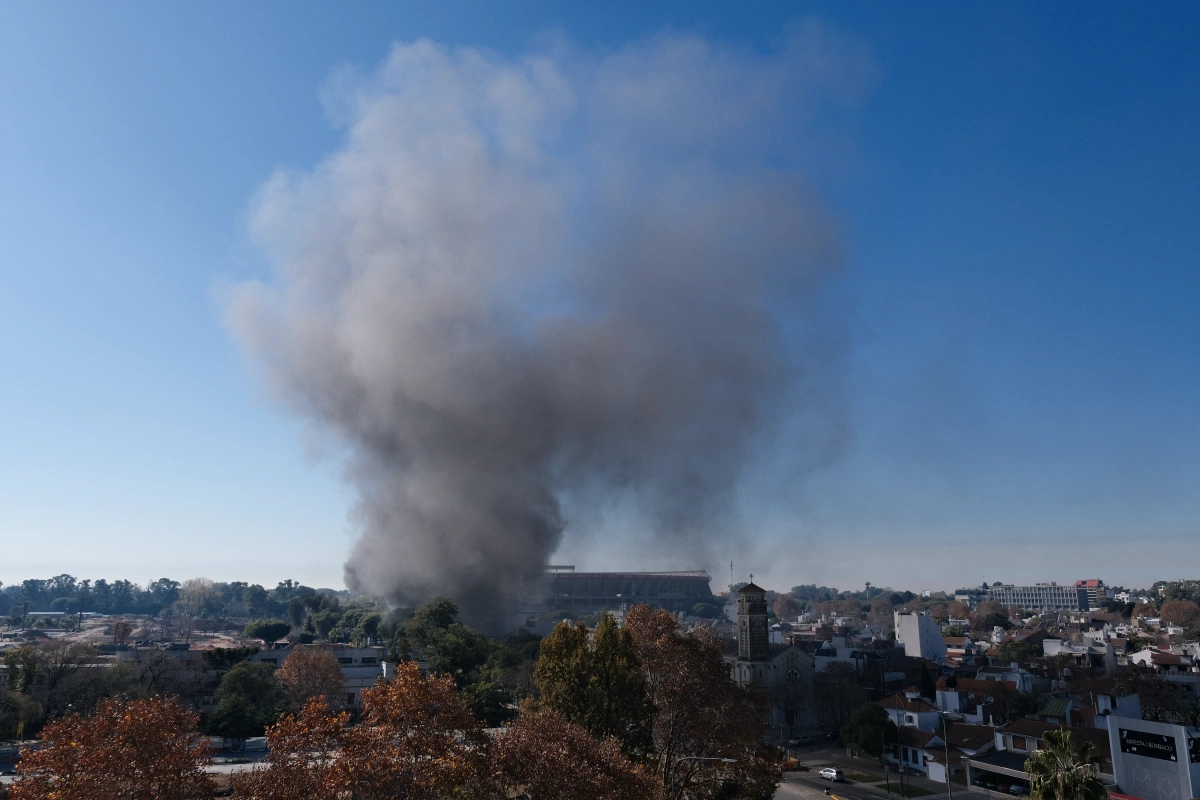Apparently, this was a car burning...