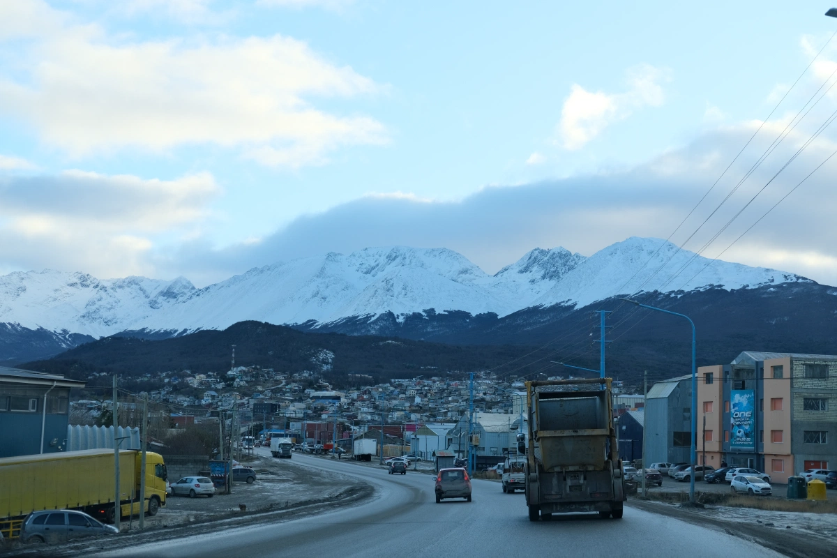 I think this is the industrial part of the town - still pretty!