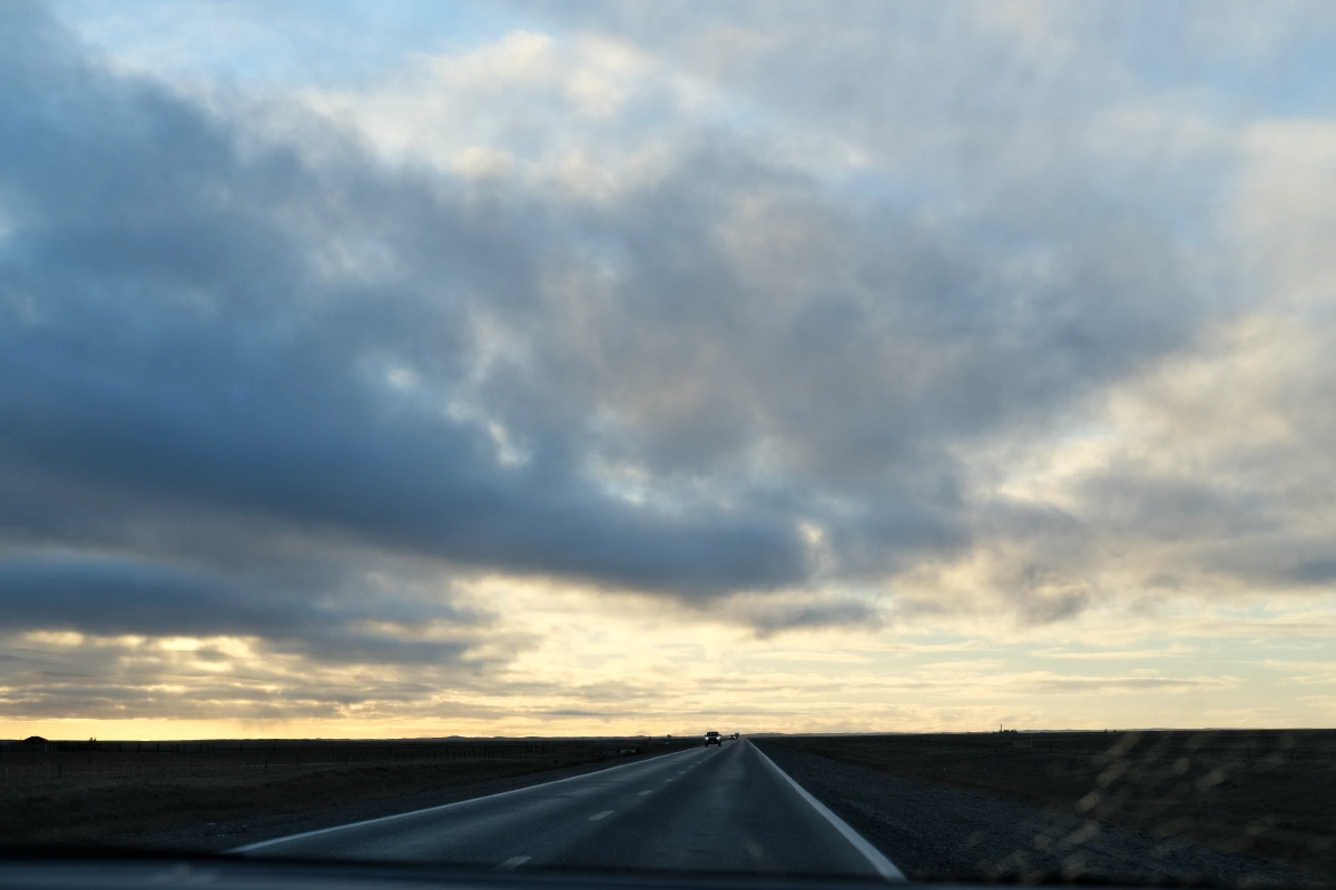 For most of the drive North, it looks like this. So calming.