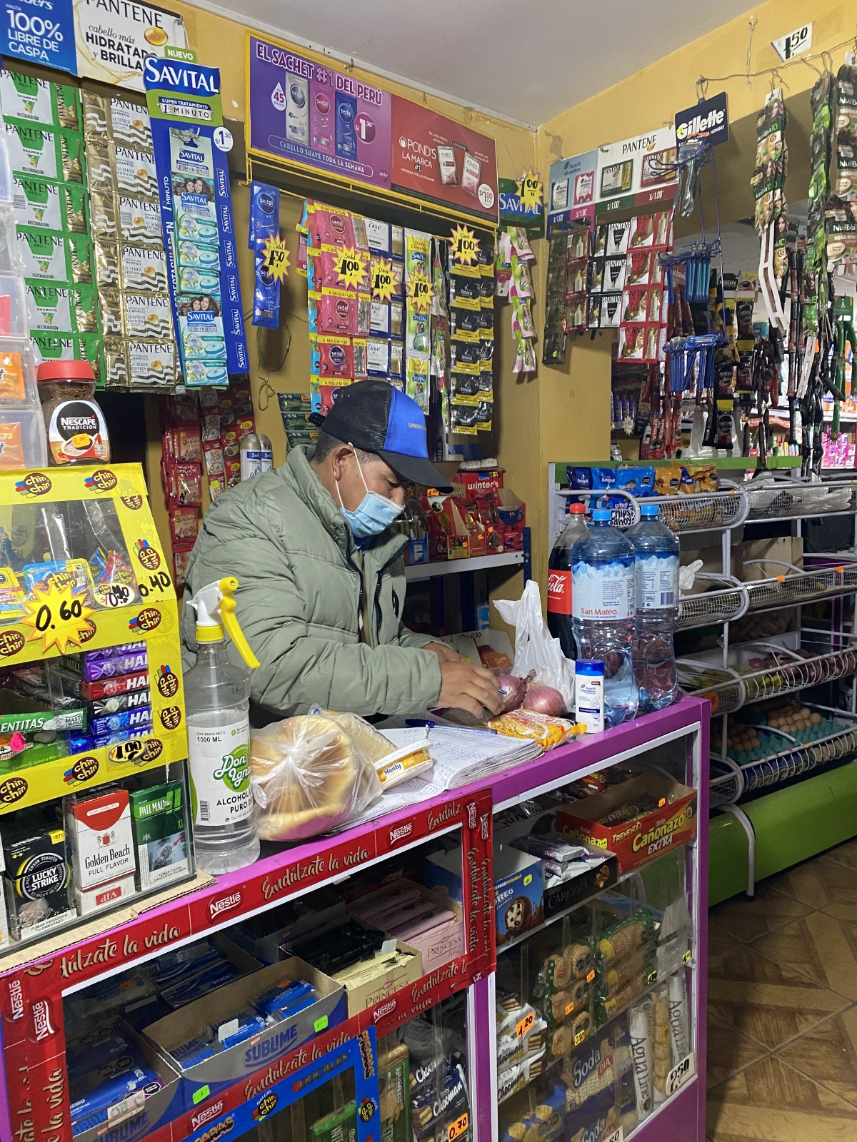We had to get immediate supplies in the small store next to our Airbnb, this reminds me of sari-sari stores in the Philippines!
