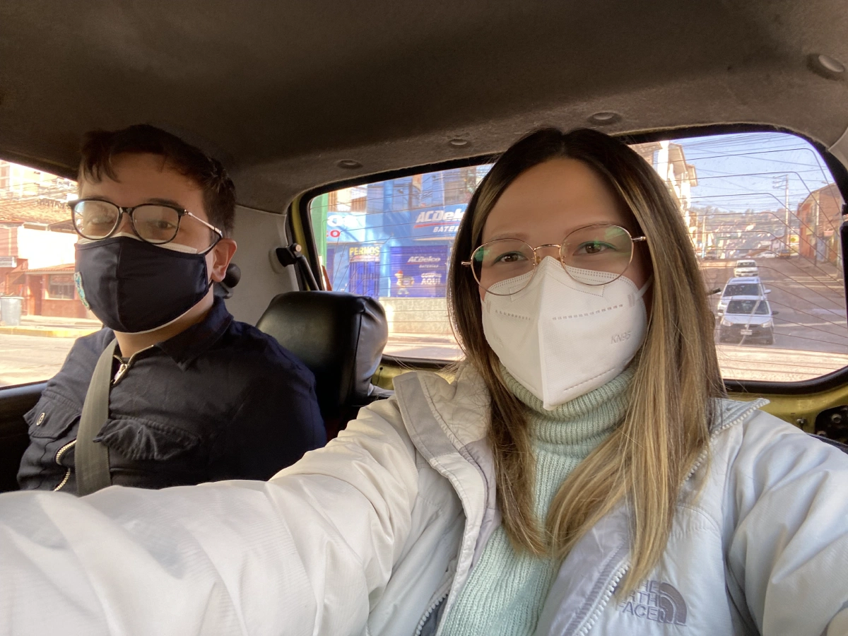 We chose to take an Uber to the train station, it only takes 30 minutes from Cusco - and it gives us an opportunity to see more of the views