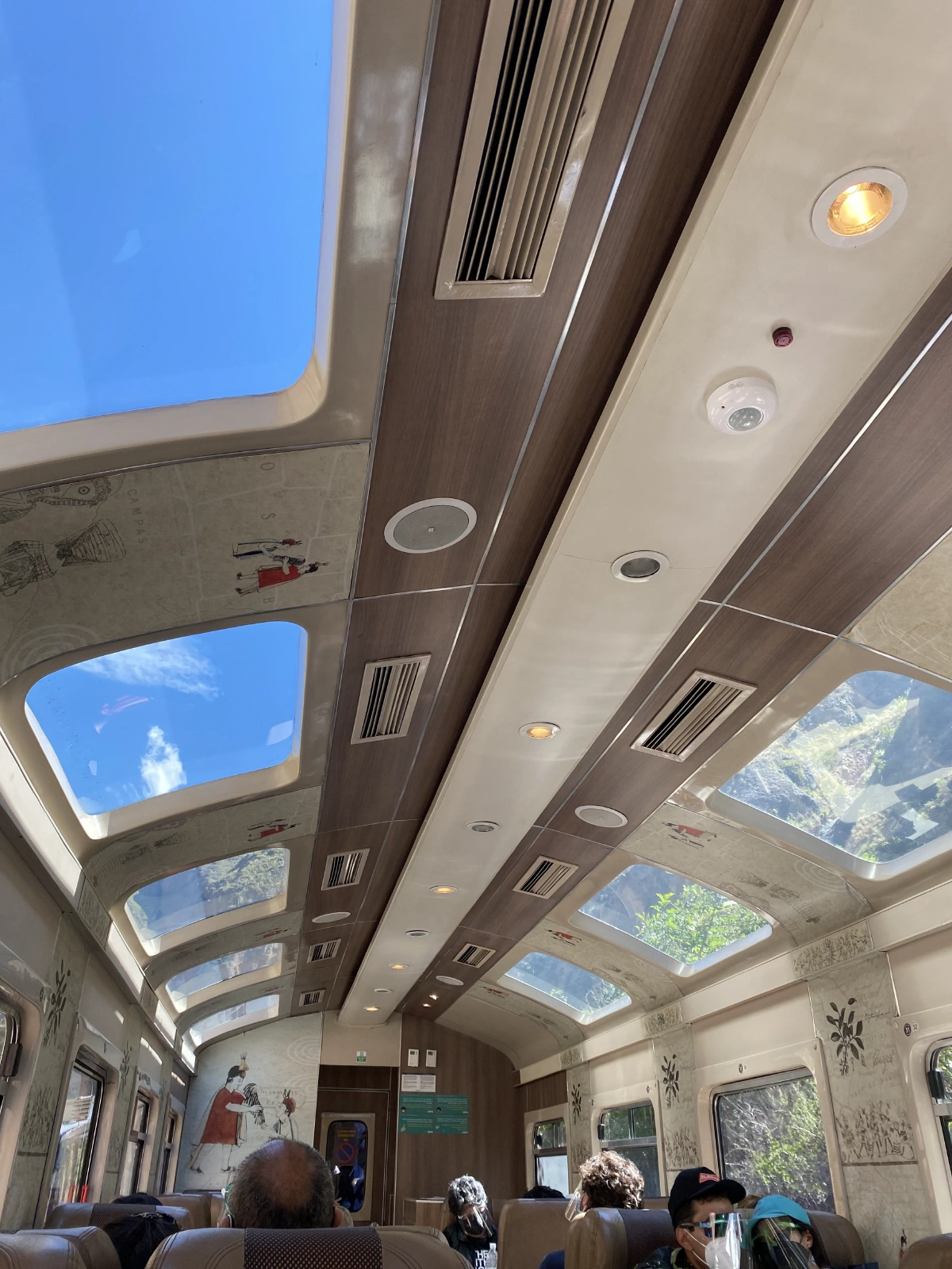 This is called a vistadome train - you get a 360 view of your surroundings