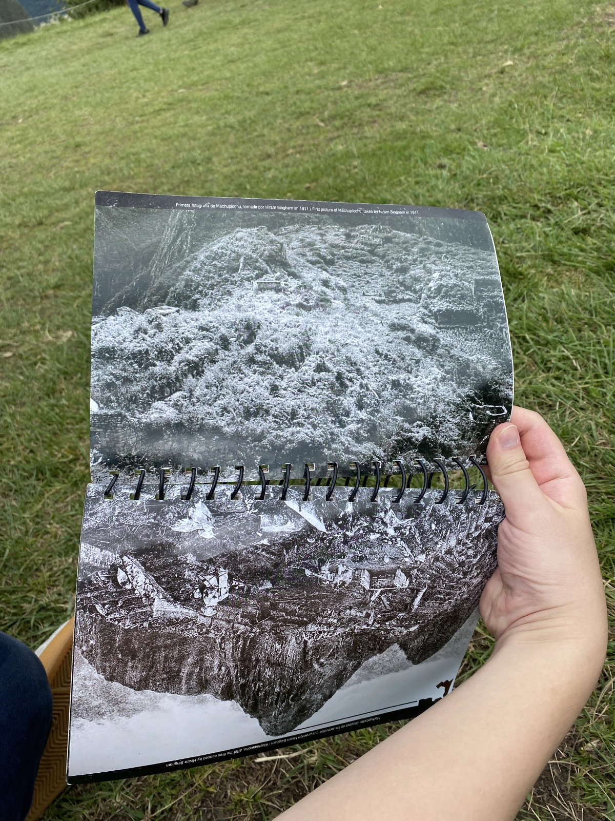 This was how Hiram Bingham discovered the ruins, all covered in nature! They cleaned it up with help from the locals