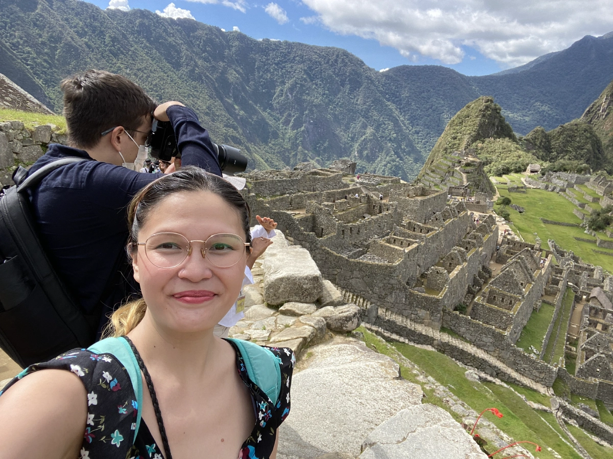 Behind me are the ruins of where the people lived, stored food, and performed ceremonies 