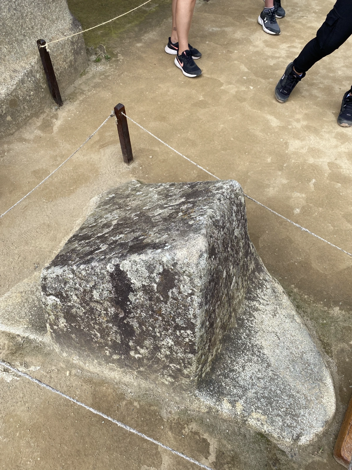 Apparently, kite-shaped rock represents the Southern Cross constellation, and is a revered object for the Incas, and is used for astronomy