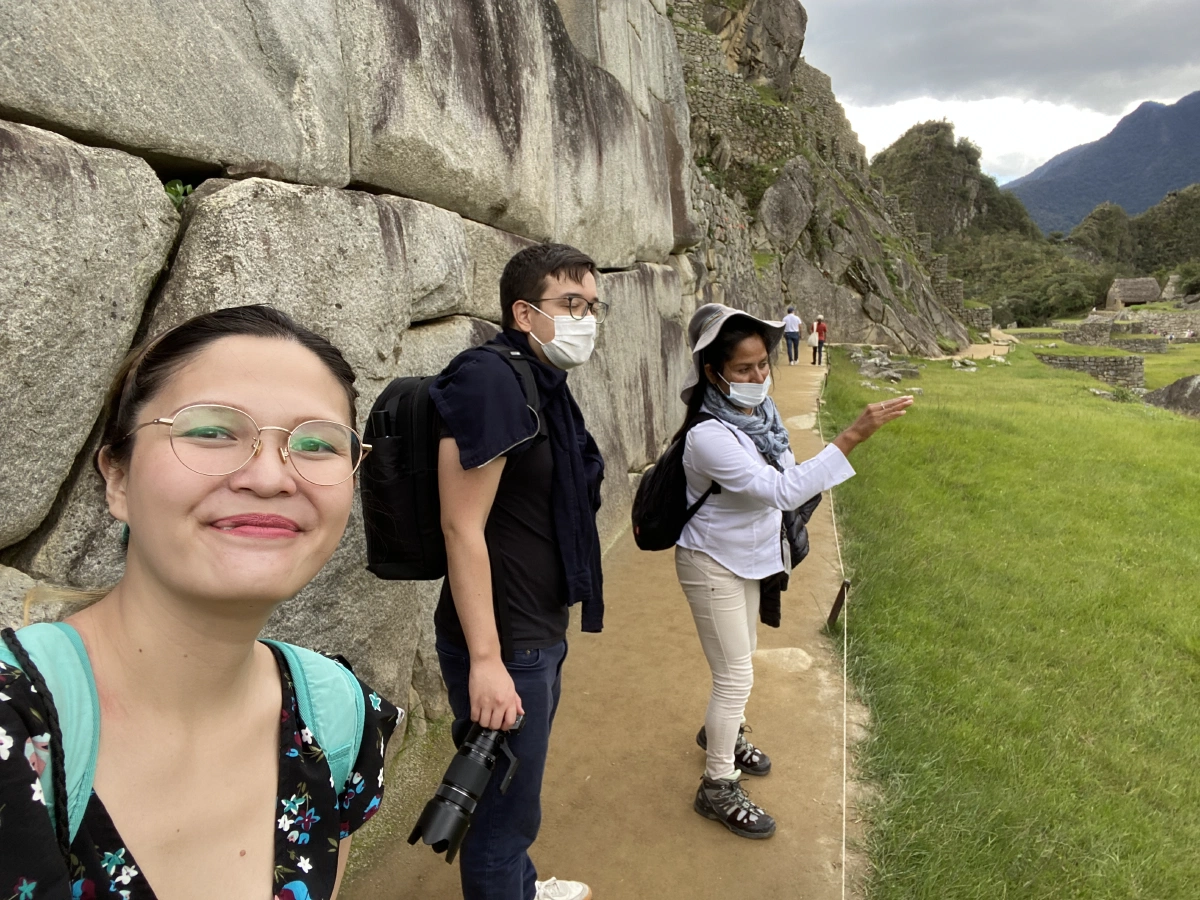 This is in the lower part of Machu Picchu, and the air is cooler here