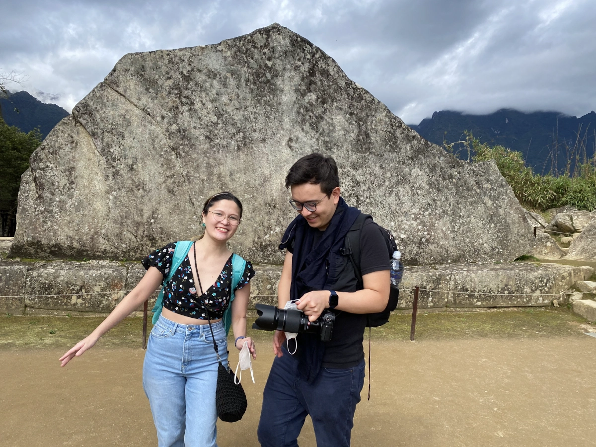 The Sacred Rock was shaped to resemble the mountains behind it!