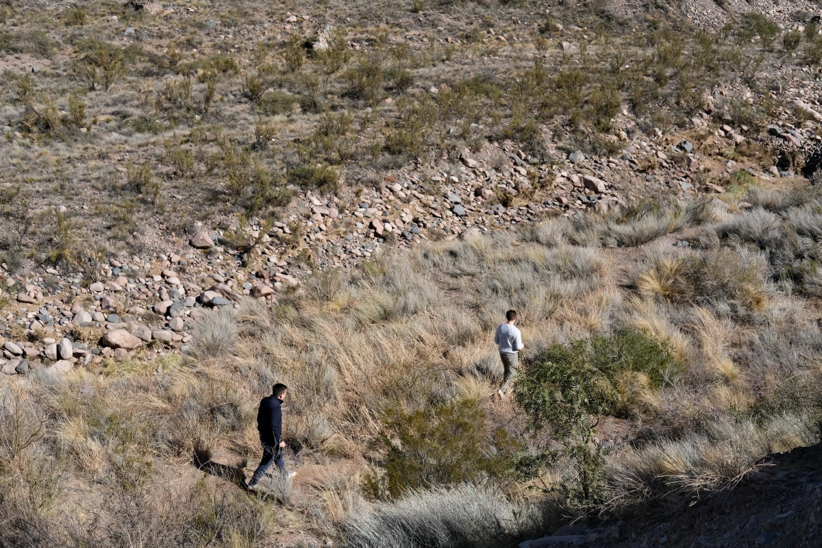 You can tell it was an old river/ dam by the rounded rocks present