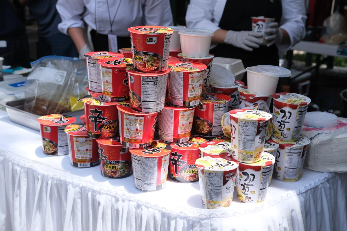 Ramyun from the South Korea booth