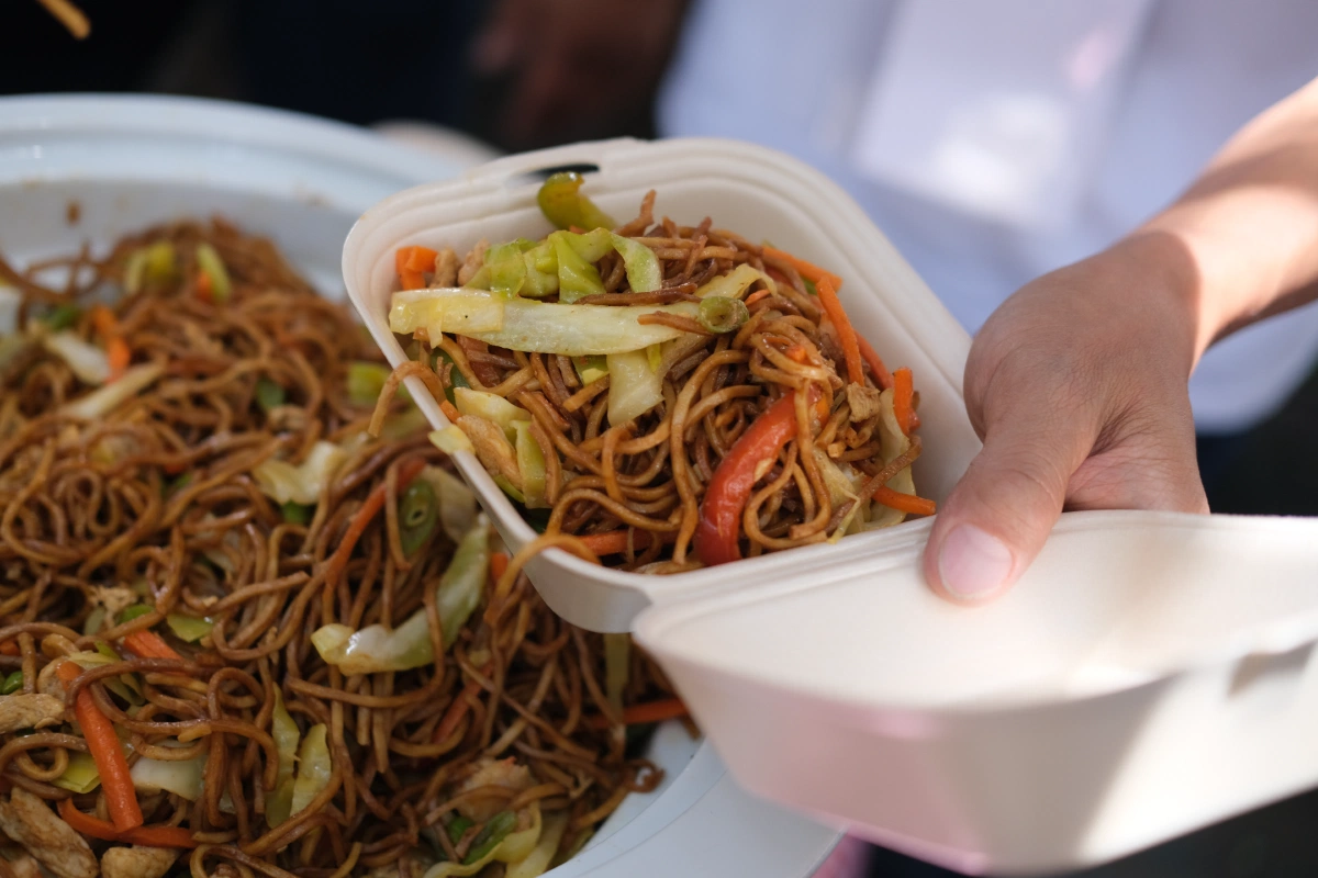 I ordered Pancit to take home for dinner 
