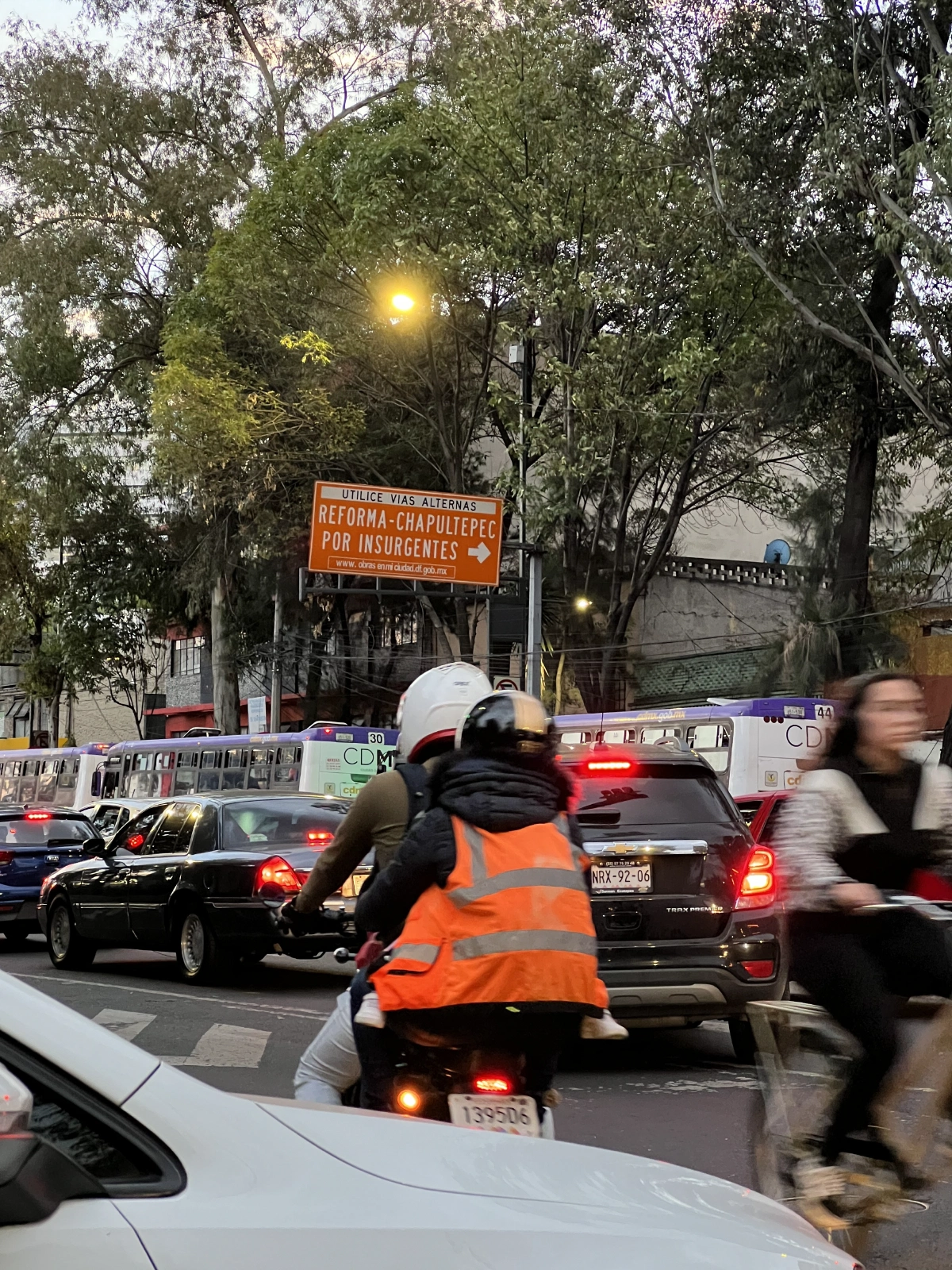 Traffic is bad at times...