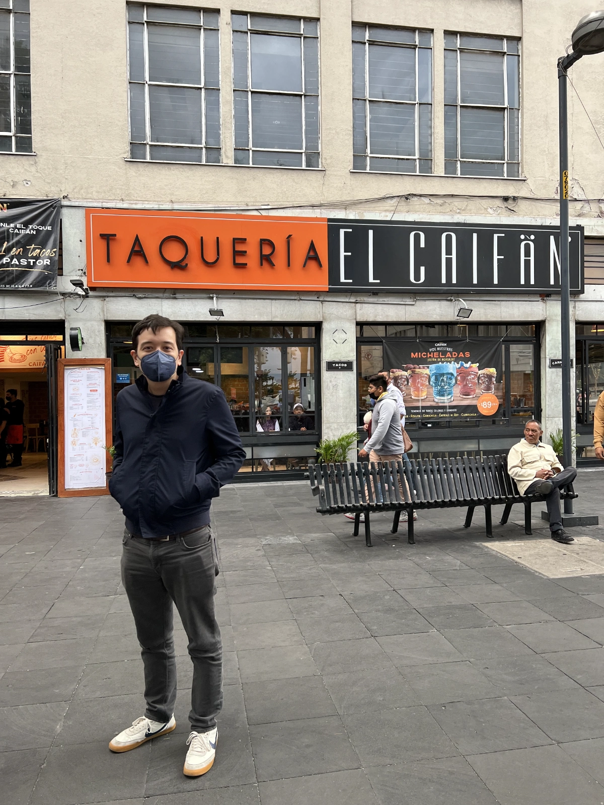 EL CAIFAN TAQUERIA is our favorite taco place in CDMX!
