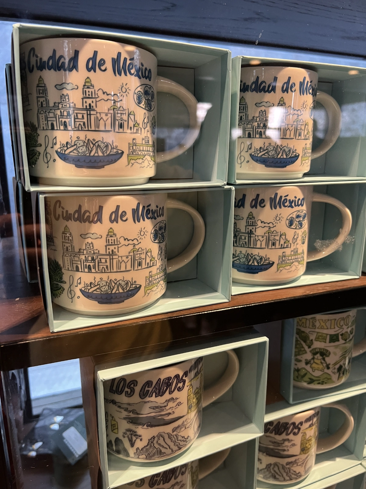 Maybe I should just take photos of all the Starbucks mugs. We can't bring them with us!