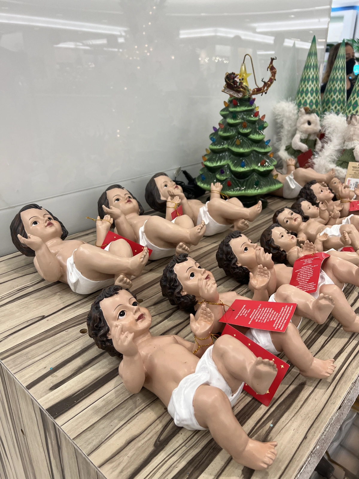 Surprised to see this at the mall, it's the Baby Jesus we had at home when I was younger.