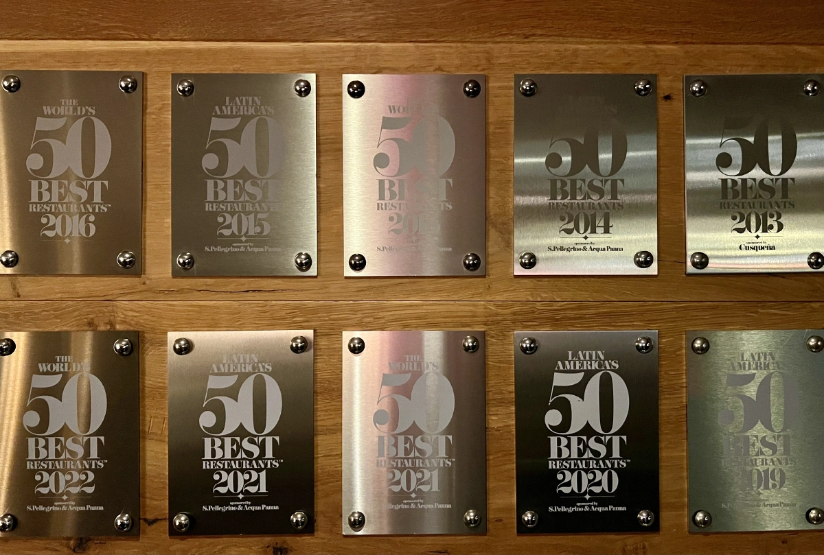 Consistently in the Top 50 Best Restaurants in the world!