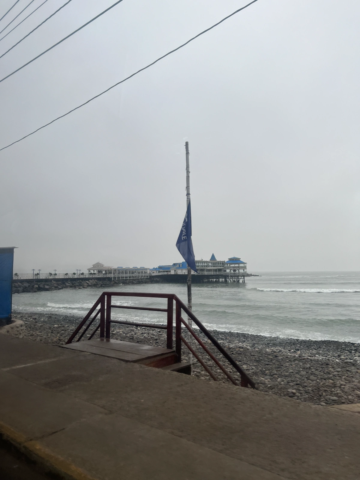 Gloomy morning in Lima when we arrived.