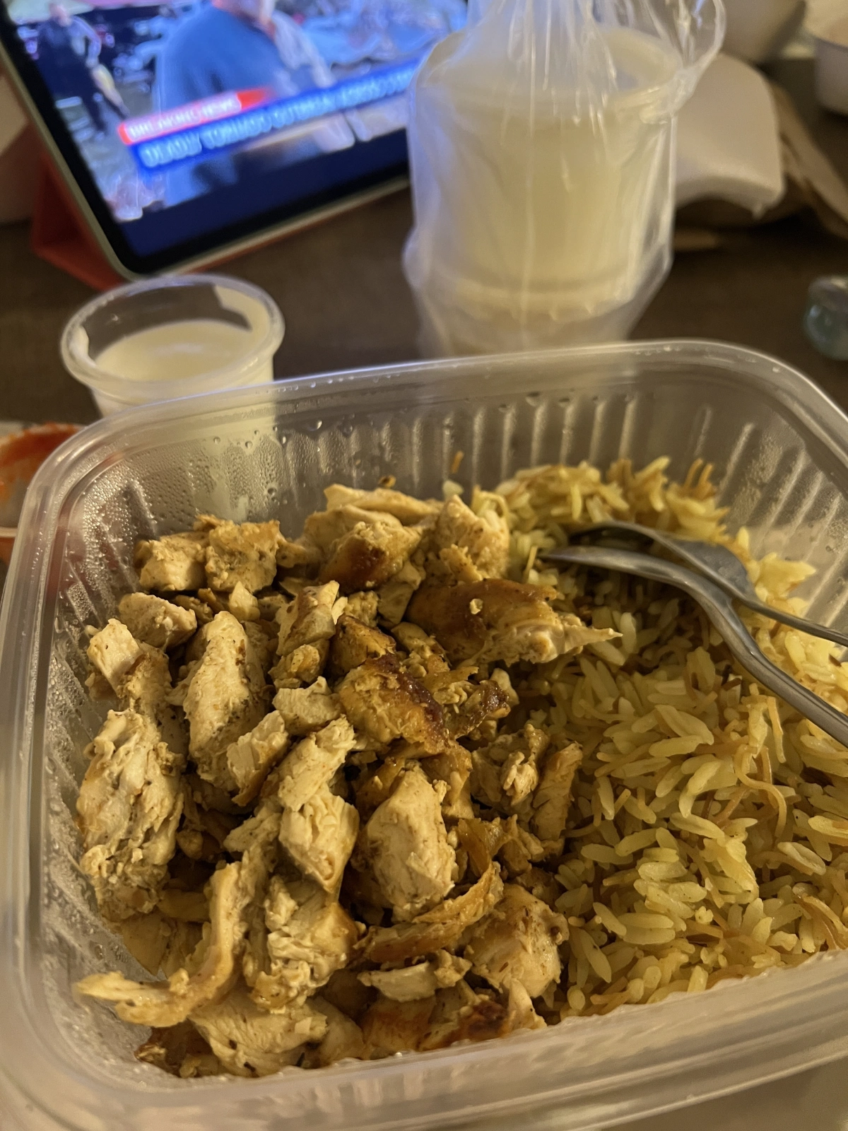 I have a chicken shawarma place in Lima, and they used to do this better! But still amazing,