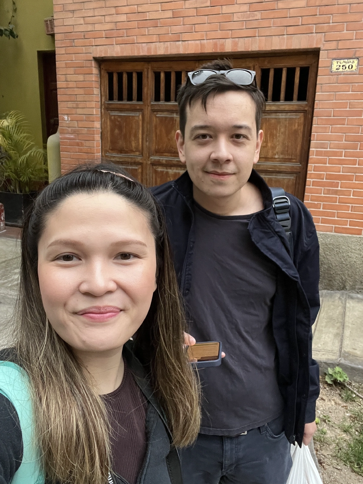 We walked from our apartment to the pickup point at 6am.