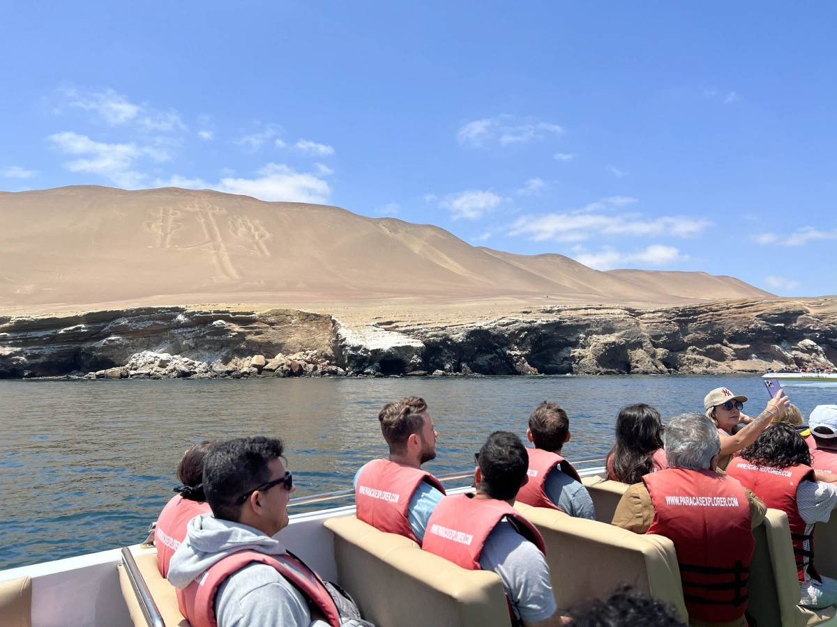 The other one of two geoglyph in Peru are the Nazca Lines! So lucky to see one IRL!
