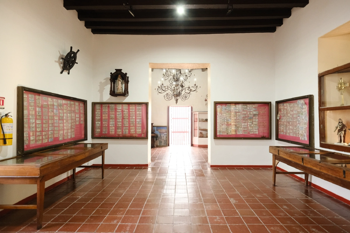 There were a lot of religious and historical artifacts displayed.