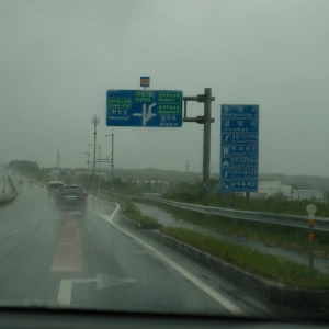 Rainy Seogwipo, Jusangjeollidae, Jeju - South Korea